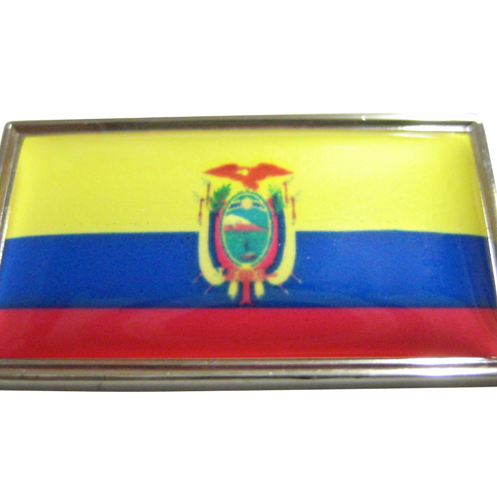 Thin Bordered Ecuador Flag Magnet - image 1